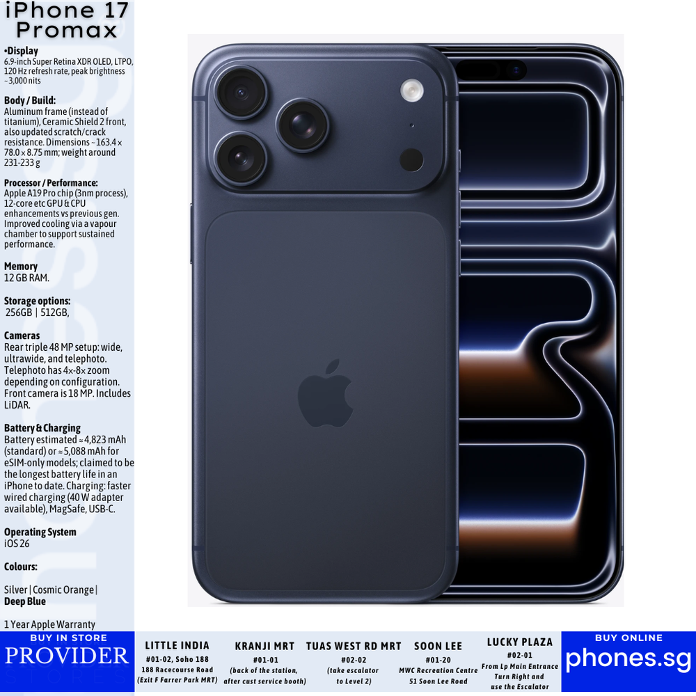 iPhone 17 Pro Max - Pre-order | phones.sg Singapore